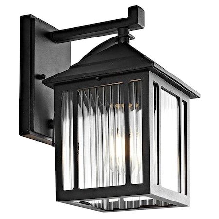 Safavieh Ranzi Outdoor Wall Lantern, Clear & Black PLT4009A